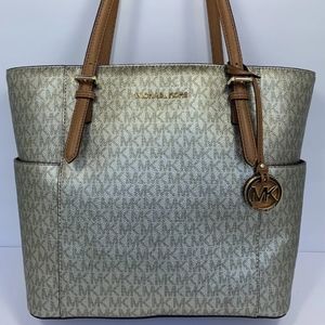Michael Kors Metallic gold tote